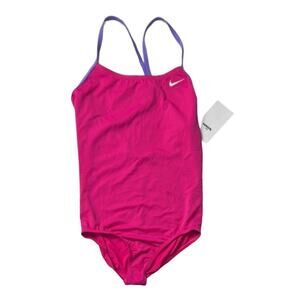 Nike Swim Girls One Piece Swimsuit  Sz XL 13-15 NWT